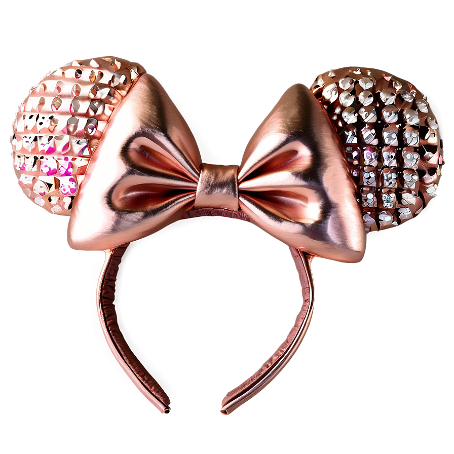 Rose Gold Minnie Mouse Ears Png Sjd95 PNG image