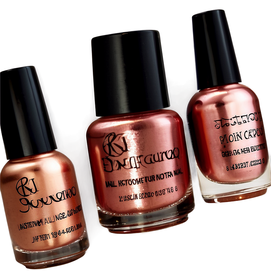 Rose Gold Nail Polish Png Gix48 PNG image