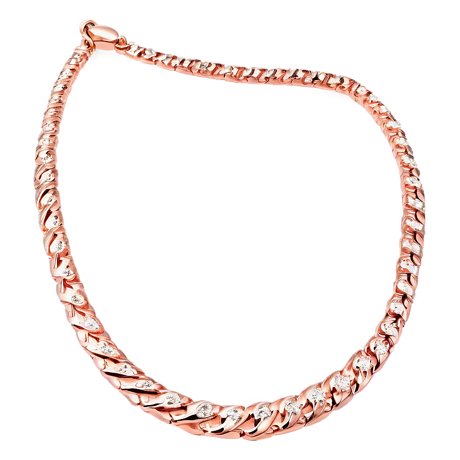 Rose Gold Necklace Png Igi PNG image