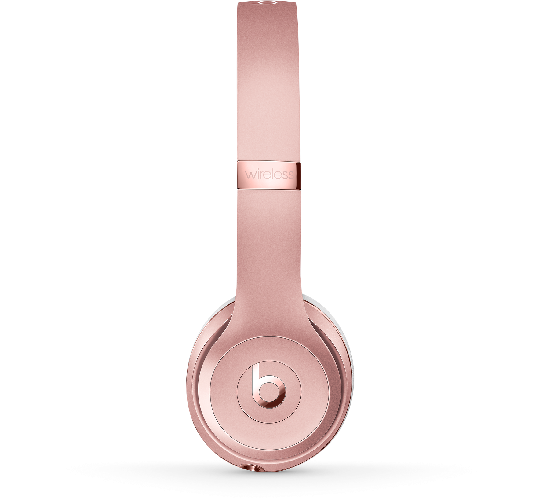 Rose Gold Wireless Headphones PNG image