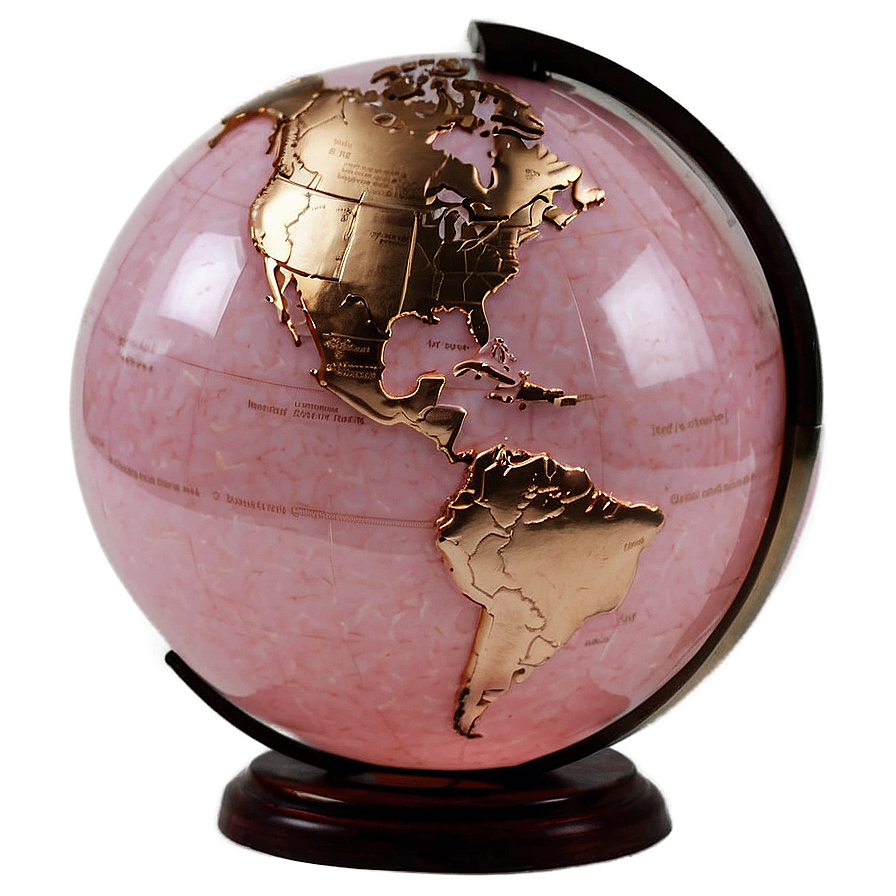 Rose Quartz Desktop Globe Png 06272024 PNG image