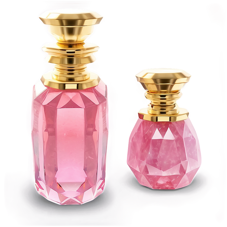 Rose Quartz Gem Elixir Bottle Png 25 PNG image