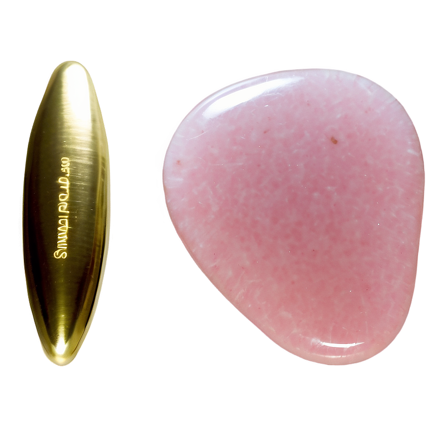 Rose Quartz Gua Sha Tool Png 06272024 PNG image