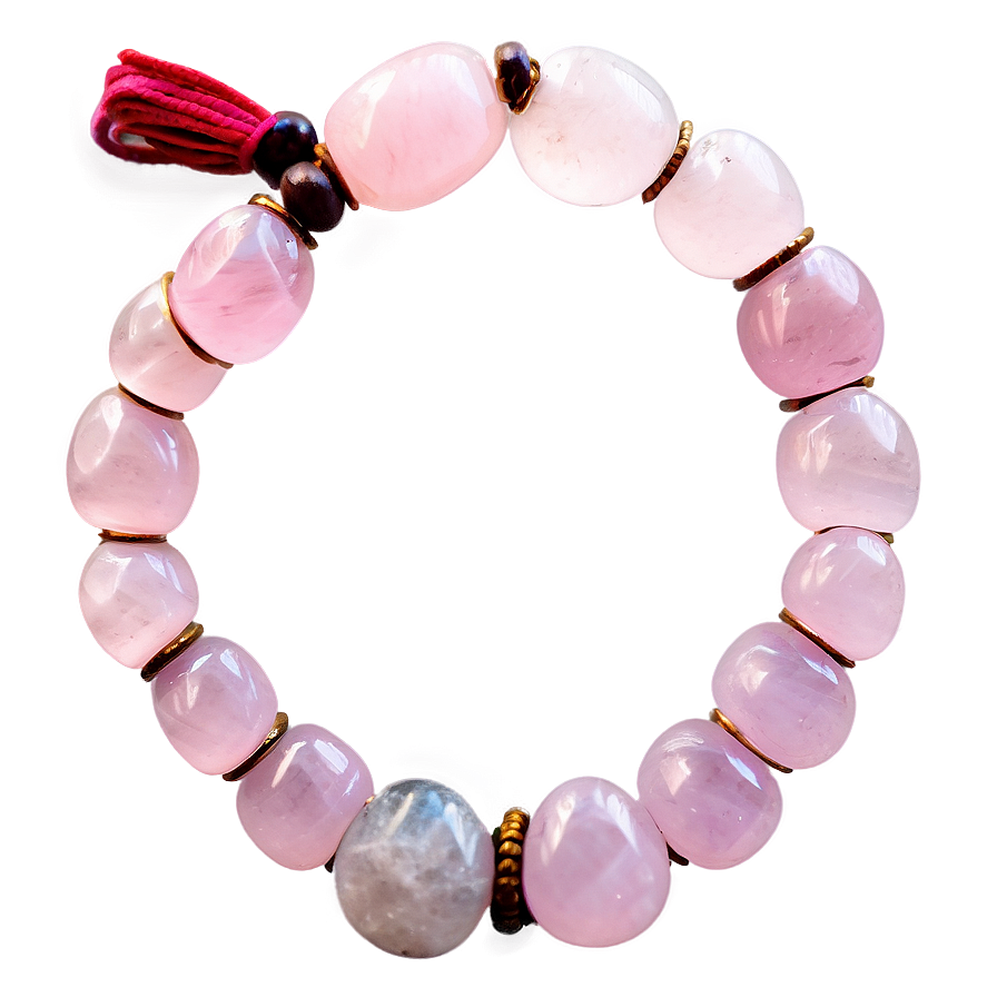 Rose Quartz Healing Bracelet Png Scs PNG image