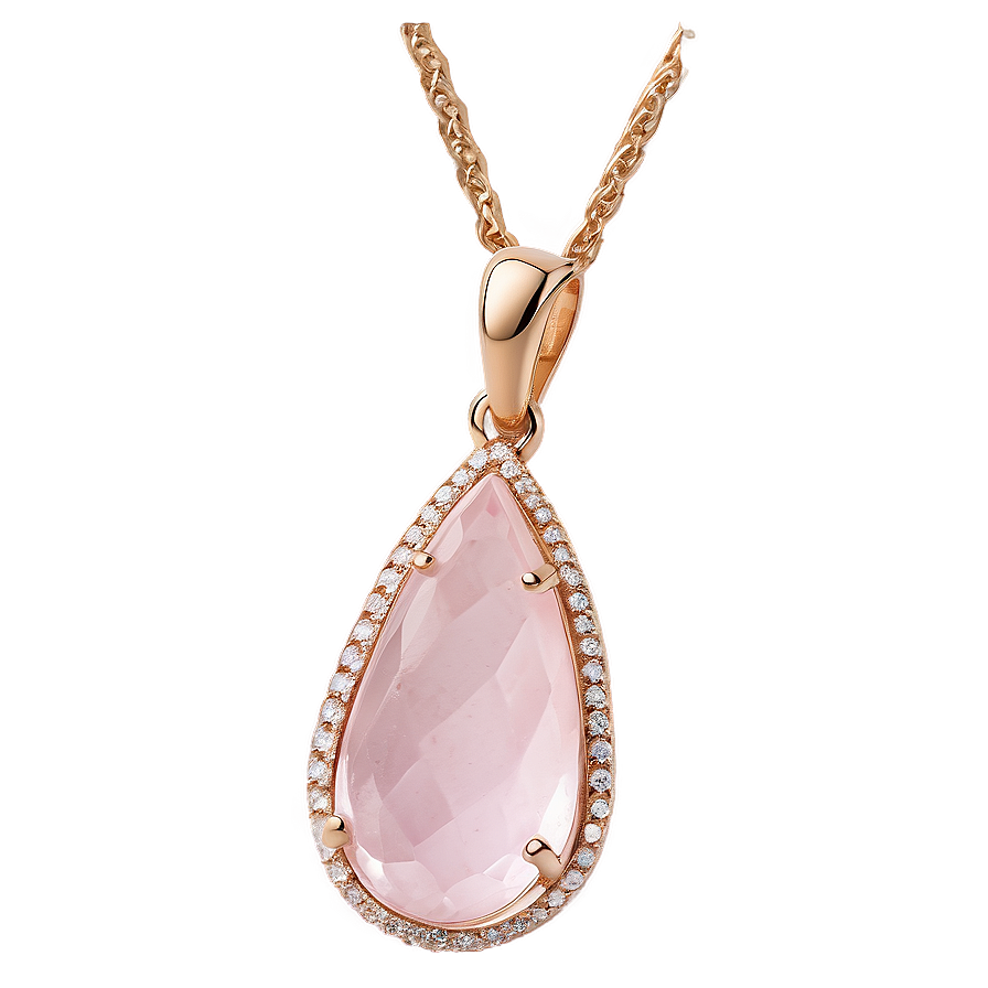 Rose Quartz Jewelry Pendant Png 47 PNG image