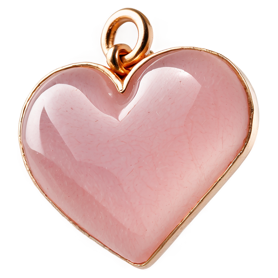 Rose Quartz Love Charm Png Nre34 PNG image