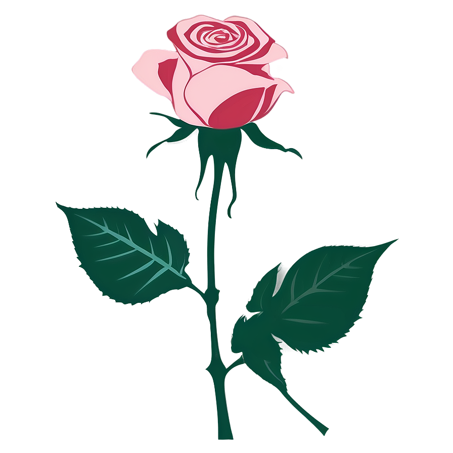 Rose Silhouette Clipart Png 2 PNG image