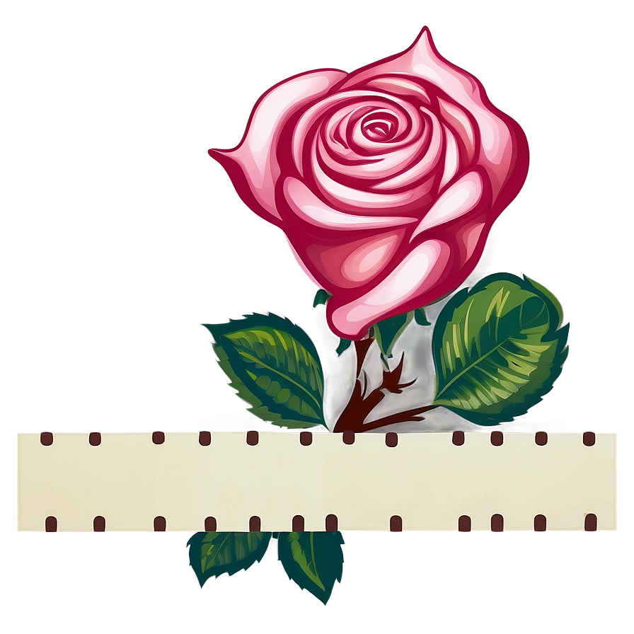 Rose Vector Border Png Yvg36 PNG image