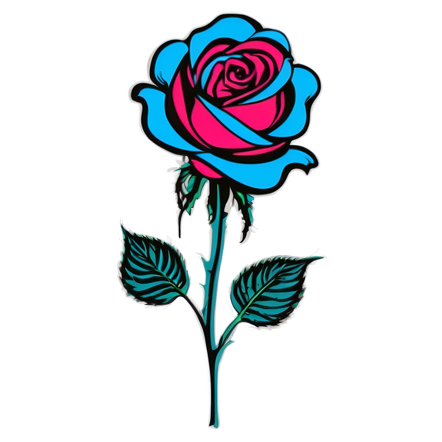 Rose Vector Decal Png Vjd PNG image