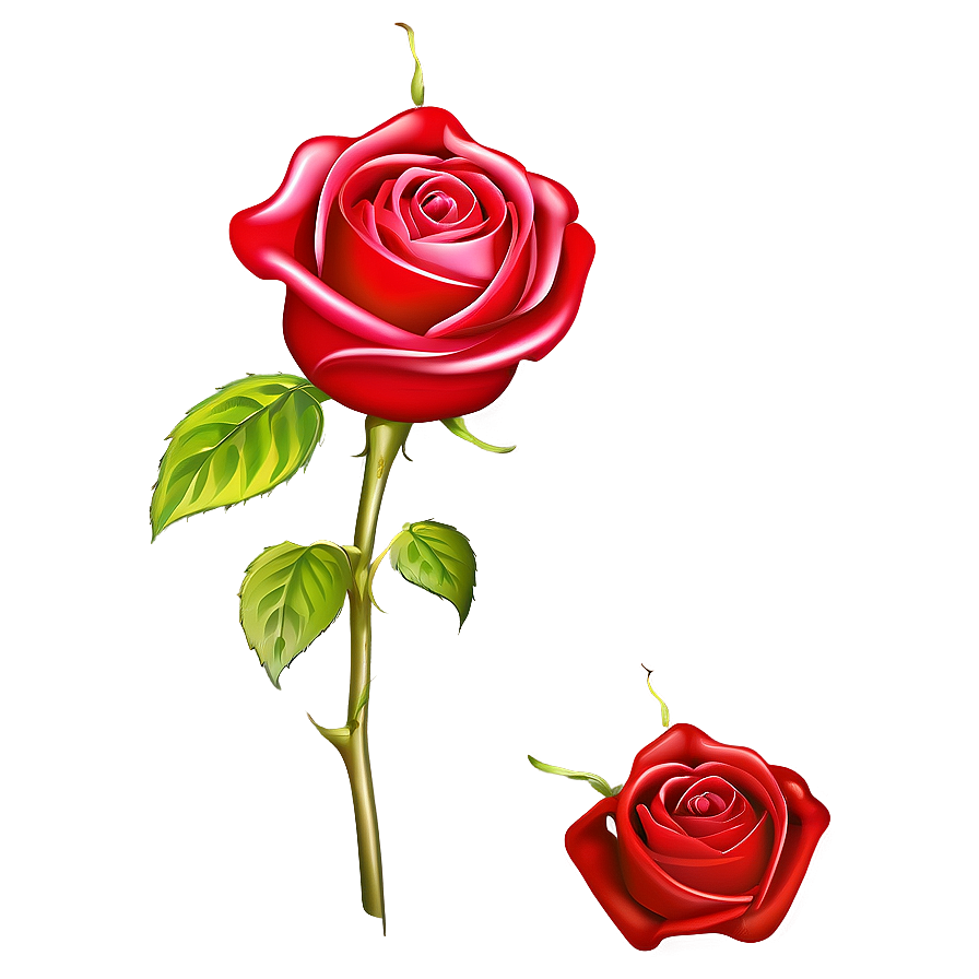 Rose Vector Embellishment Png 06262024 PNG image