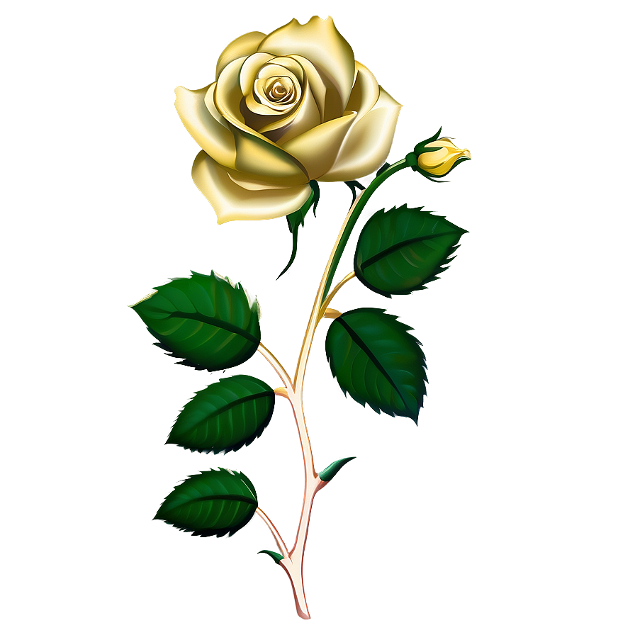 Rose Vector Embellishment Png Qor PNG image