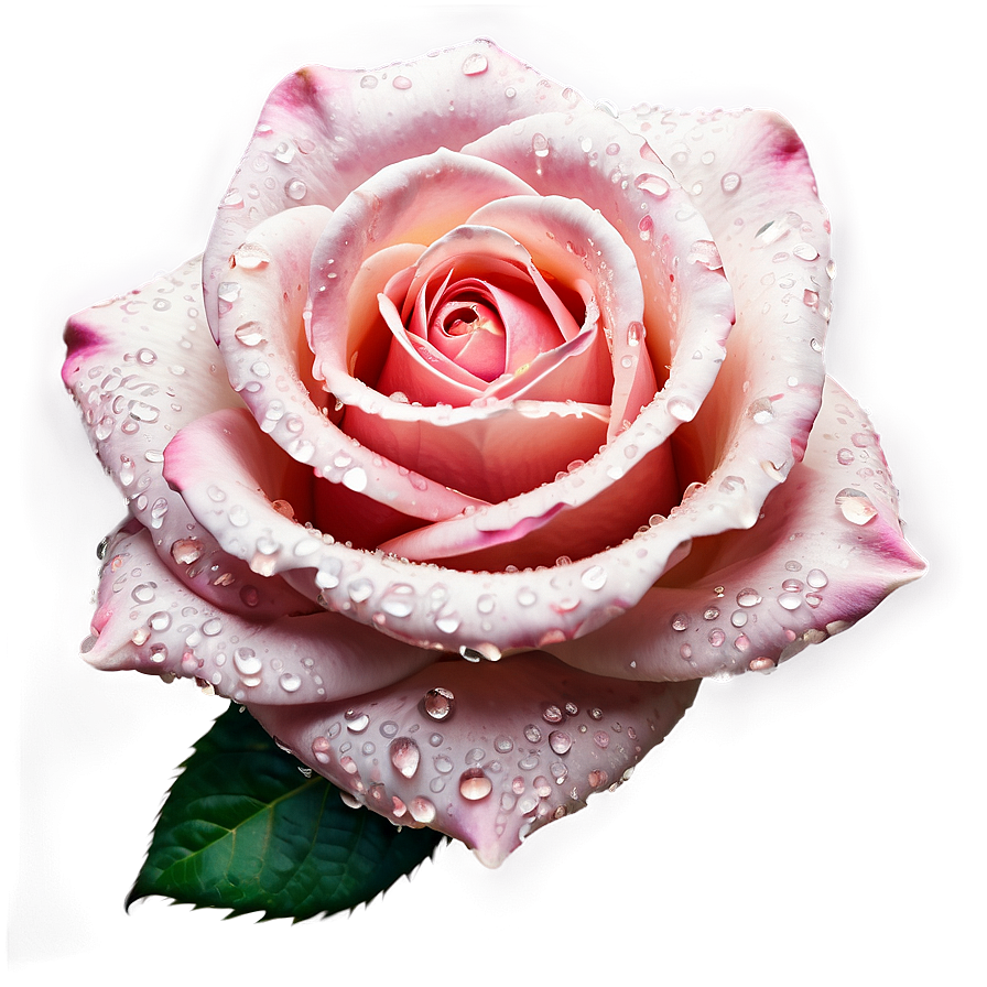 Rose With Dewdrops Png 04292024 PNG image