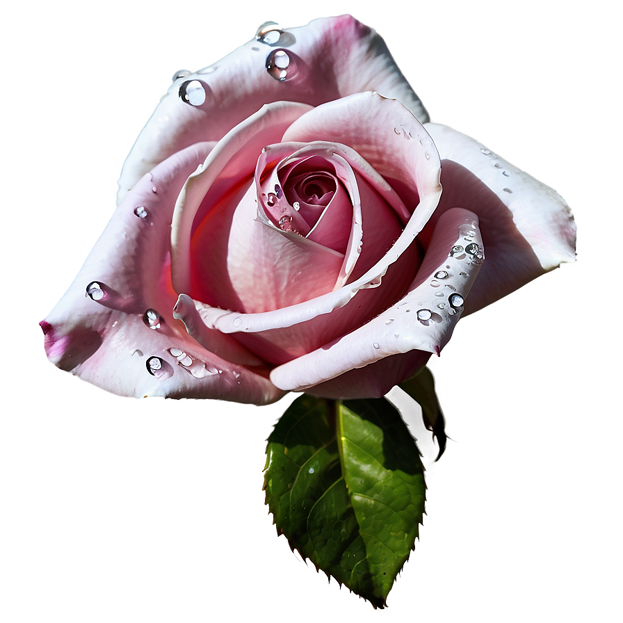 Rose With Dewdrops Png 04292024 PNG image