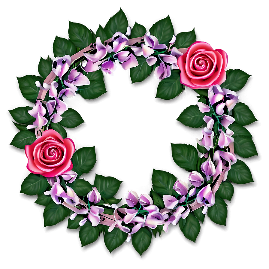 Rose Wreath Png 04292024 PNG image