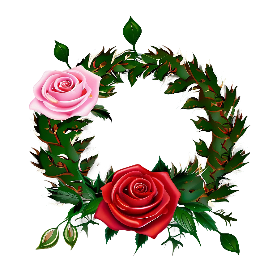 Rose Wreath Png 24 PNG image