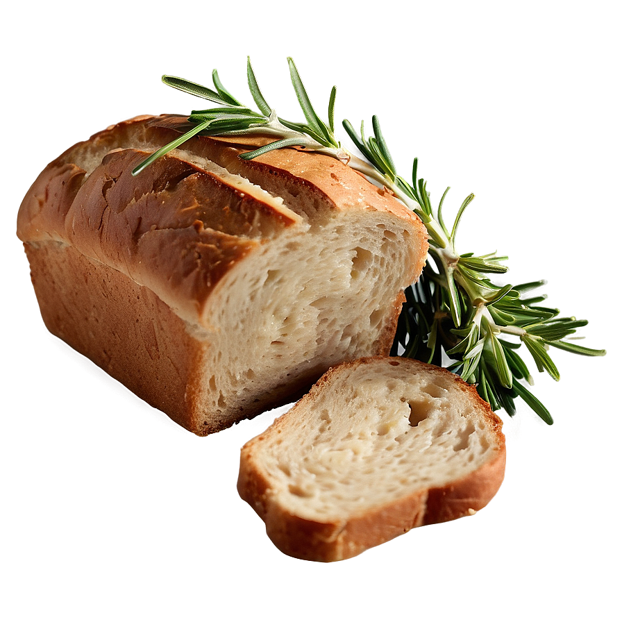 Rosemary Bread Slice Png 06132024 PNG image