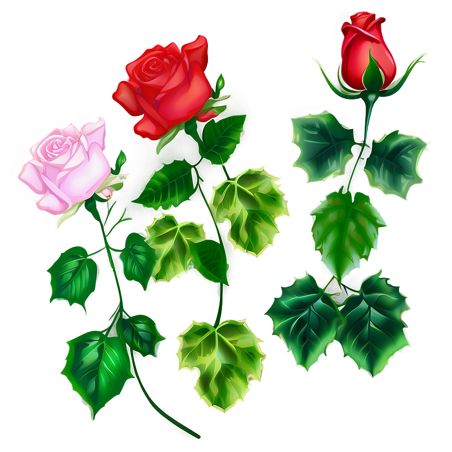 Roses And Ivy Png Jkq27 PNG image