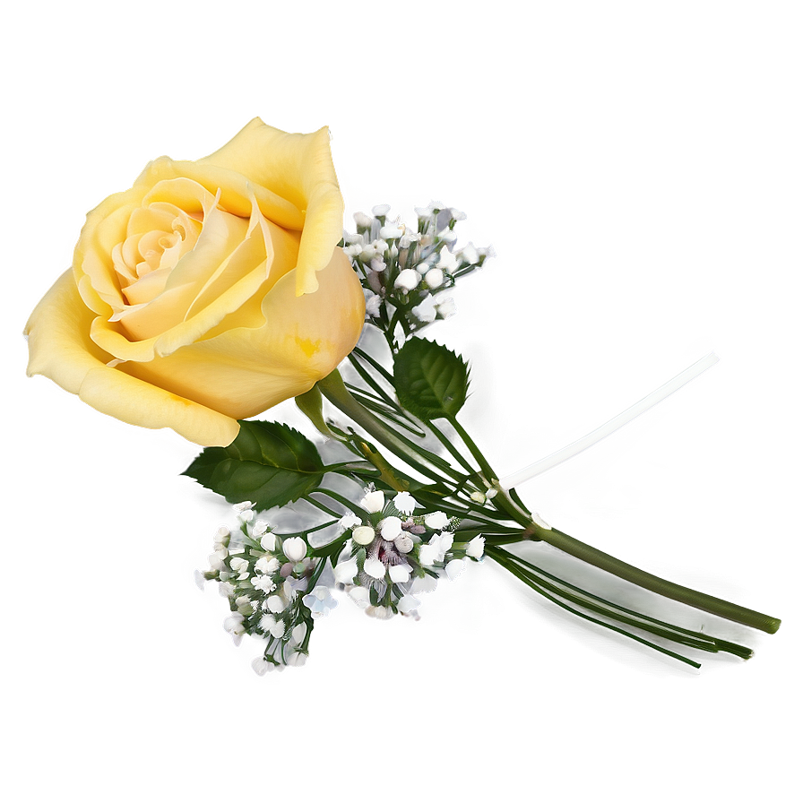 Roses Baby Breath Png 05042024 PNG image