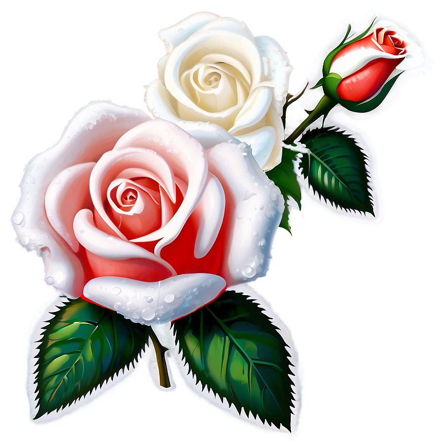 Roses In Snow Png 77 PNG image