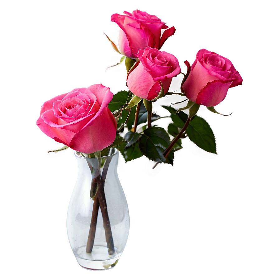 Roses In Vase Png Ggi57 PNG image