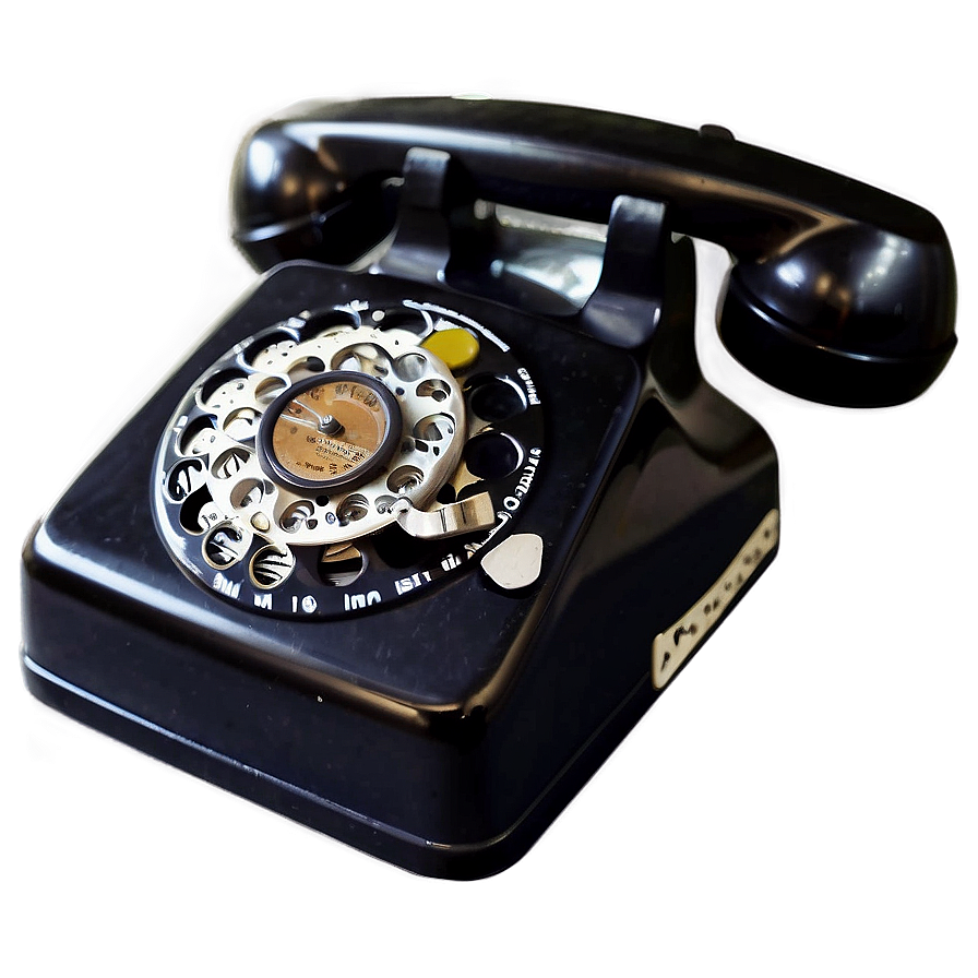 Rotary Phone Close-up Png Rqv9 PNG image