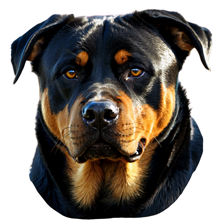 Rottweiler Dog Head Png 06212024 PNG image