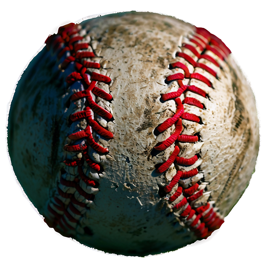 Rough Distressed Baseball Icon Png Wam PNG image