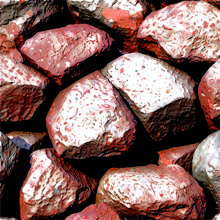 Rough Iron Ore Boulders Png 06212024 PNG image