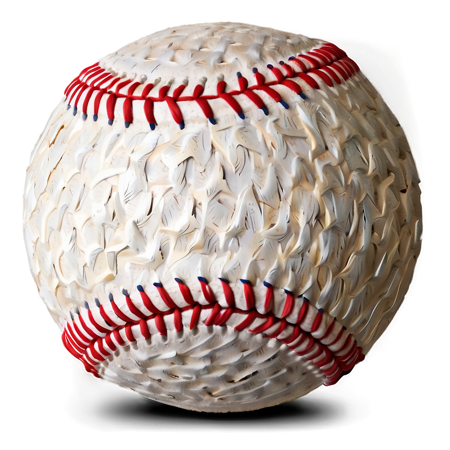 Rough Texture Baseball Stitching Png Skb25 PNG image