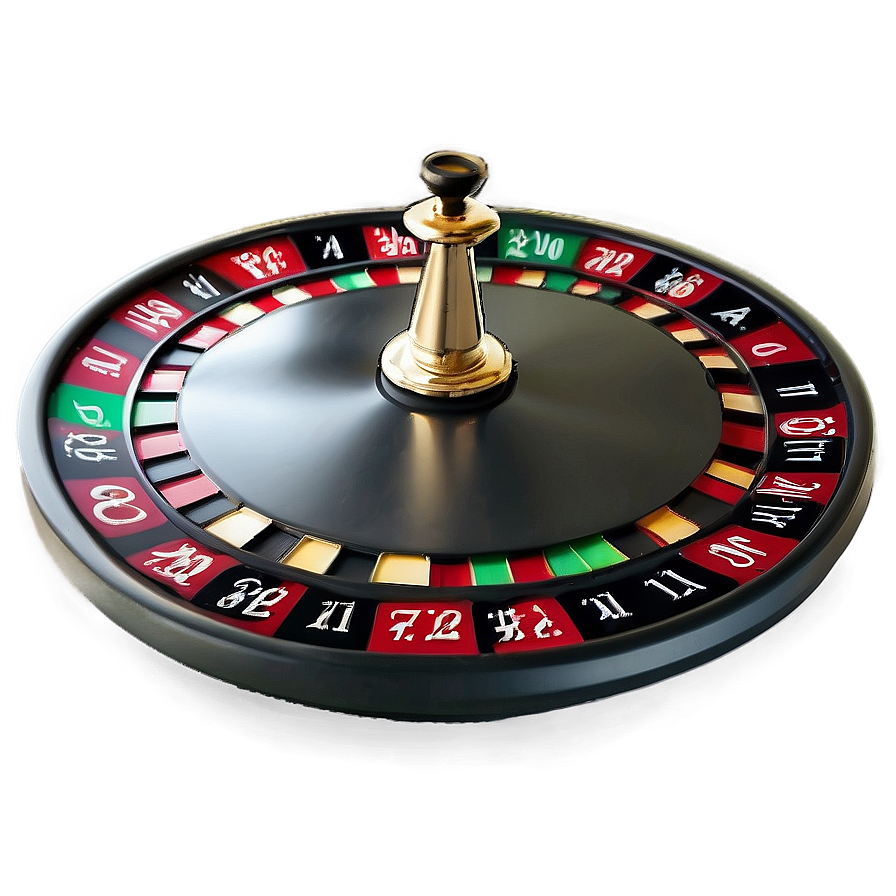 Roulette Wheel Festive Decor Png 06212024 PNG image