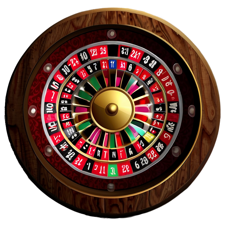 Roulette Wheel Festive Decor Png Cca61 PNG image