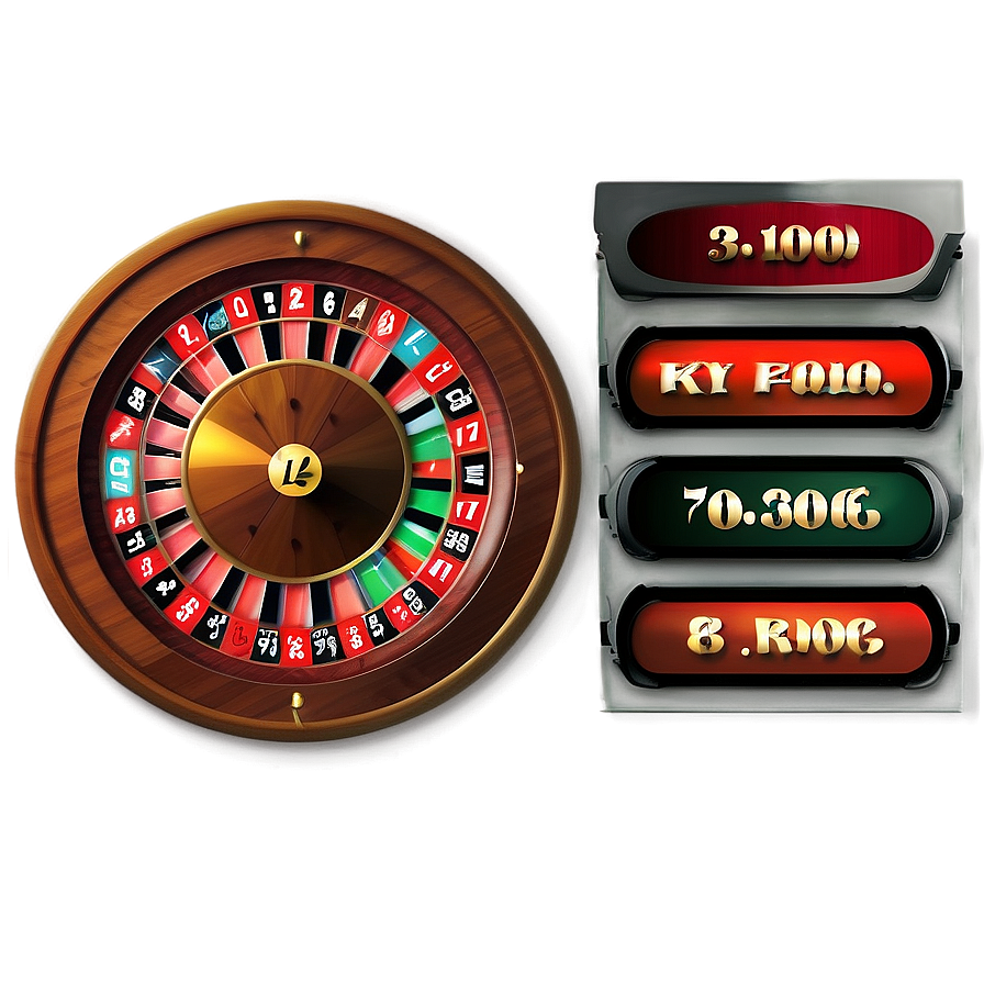 Roulette Wheel Numbers Layout Png 06212024 PNG image