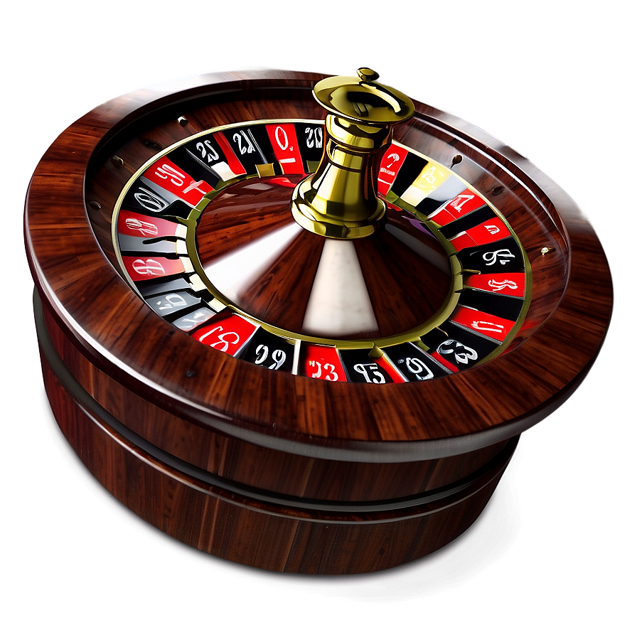 Roulette Wheel With Shadow Png 06212024 PNG image