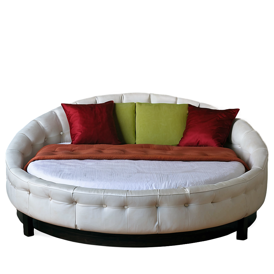 Round Bed Contemporary Png 16 PNG image
