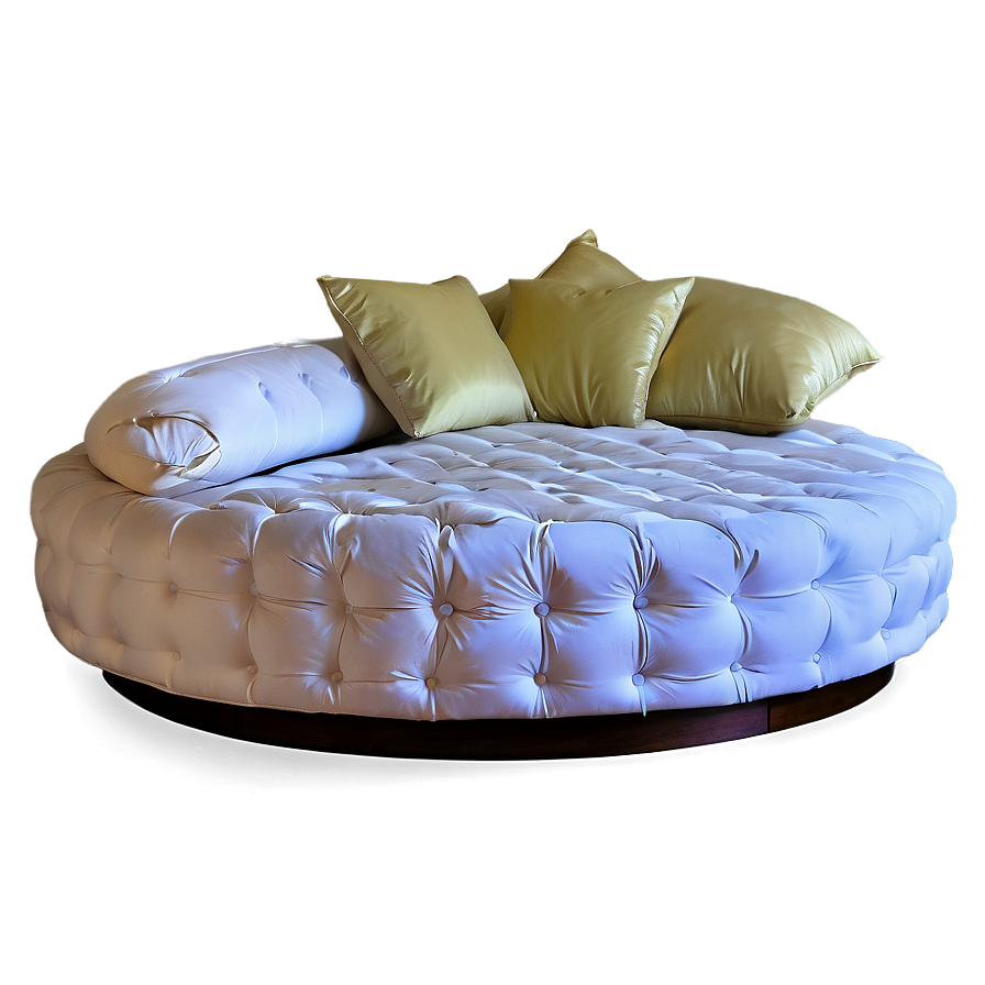 Round Bed Luxury Png 42 PNG image