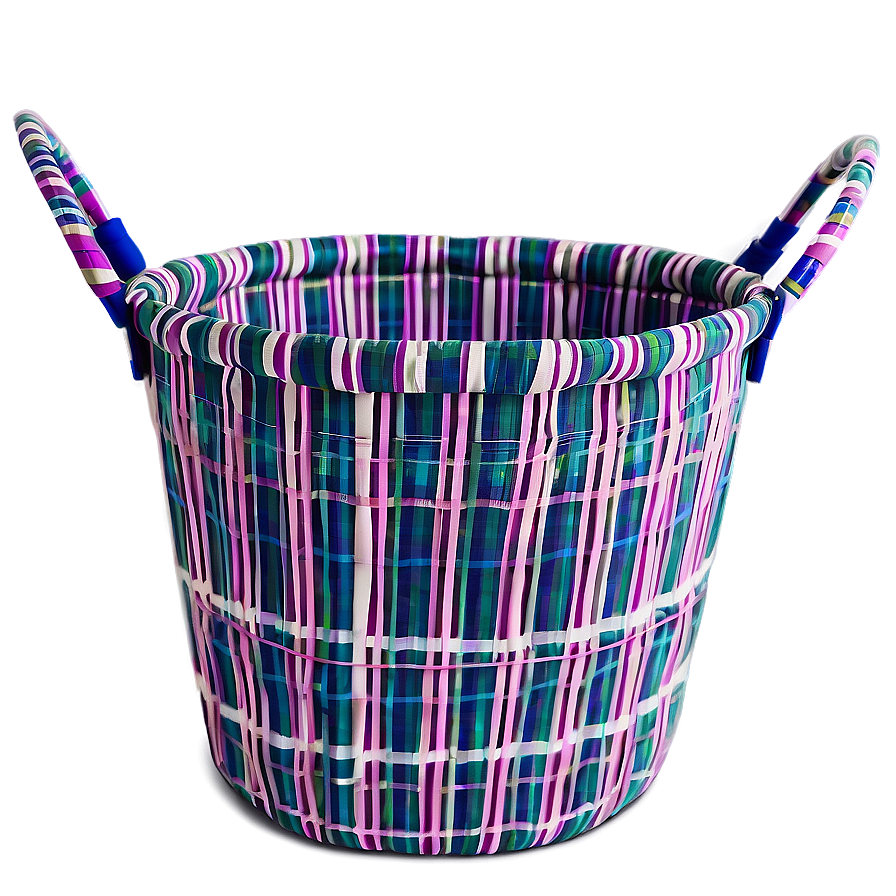 Round Fabric Laundry Basket Png 06132024 PNG image