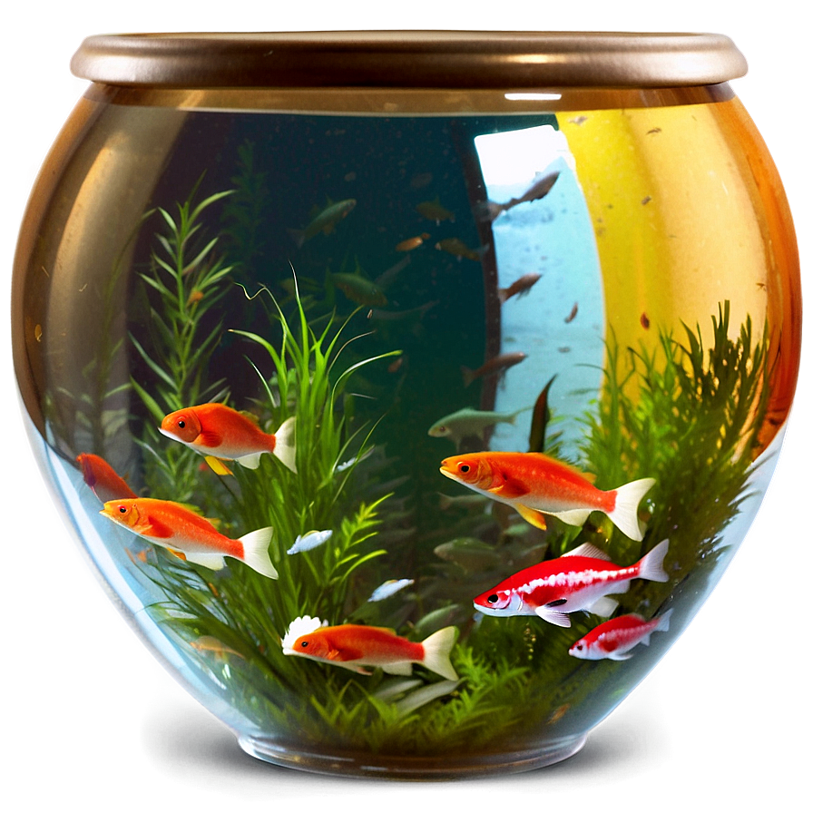 Round Fishbowl Png 06212024 PNG image