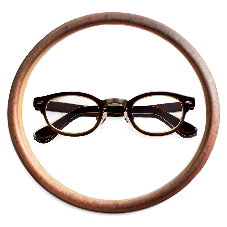 Round Glasses Fashion Icon Png Vof48 PNG image