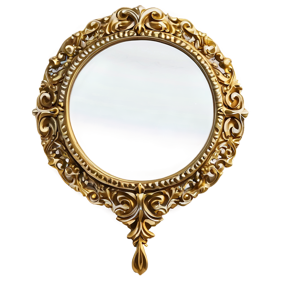 Round Gold Frame Png 11 PNG image