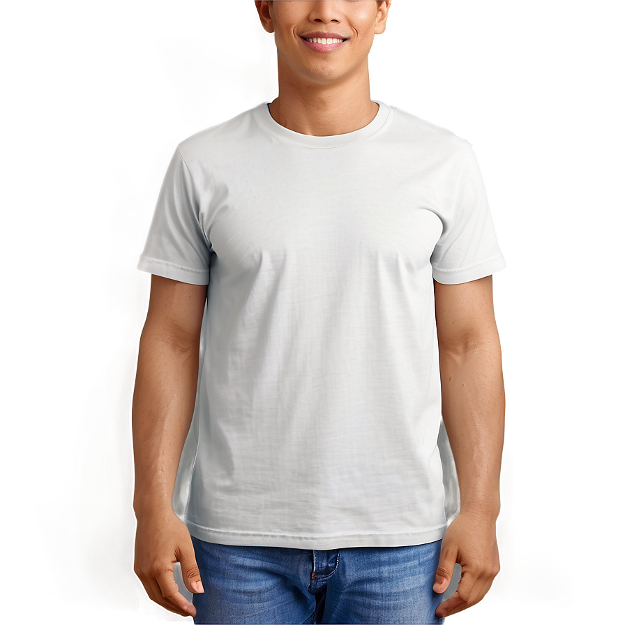 Round Neck T Shirt Mock Up Png Yxi56 PNG image