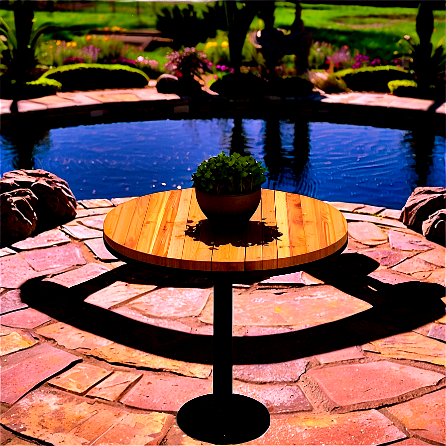 Round Outdoor Table Png 61 PNG image