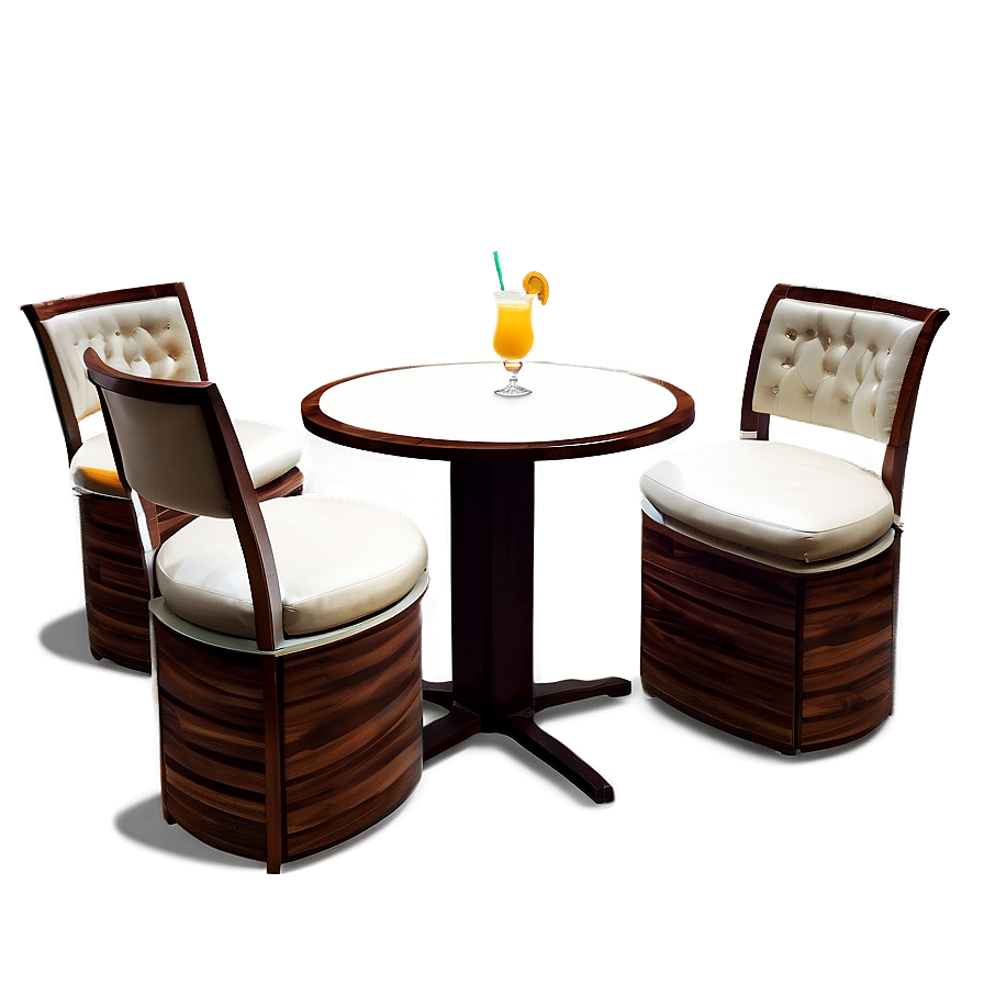 Round Table Cocktail Setup Png 50 PNG image