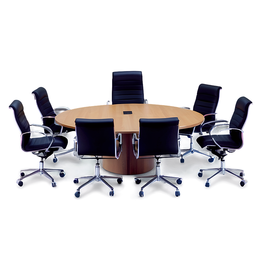 Round Table Meeting Layout Png 06132024 PNG image