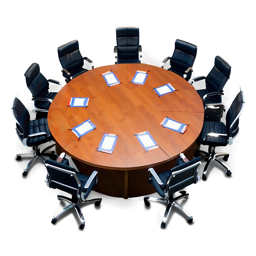 Round Table Meeting Layout Png 45 PNG image