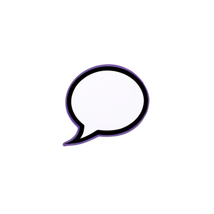 Rounded Chat Bubble Png 9 PNG image