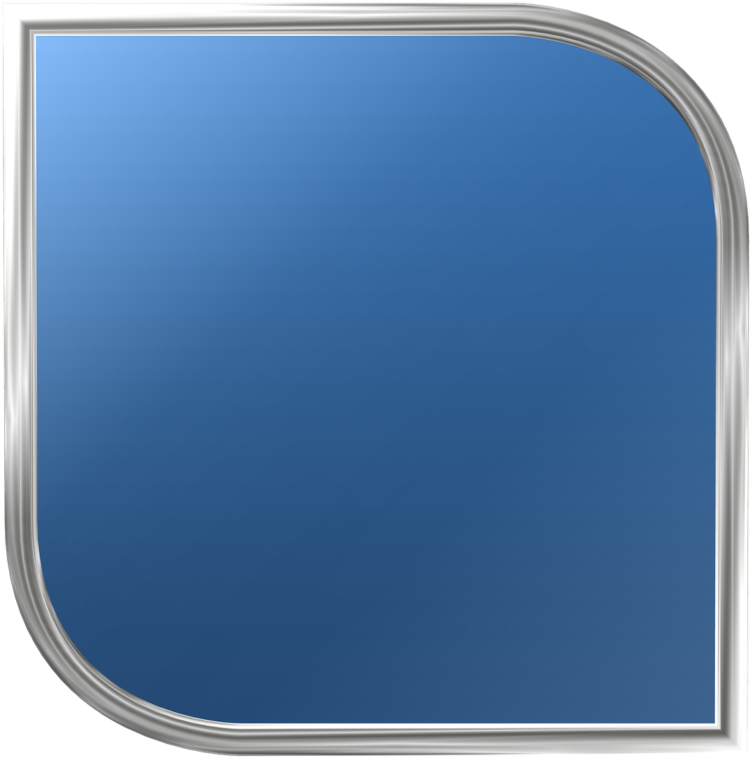 Rounded Corner Window Frame PNG image