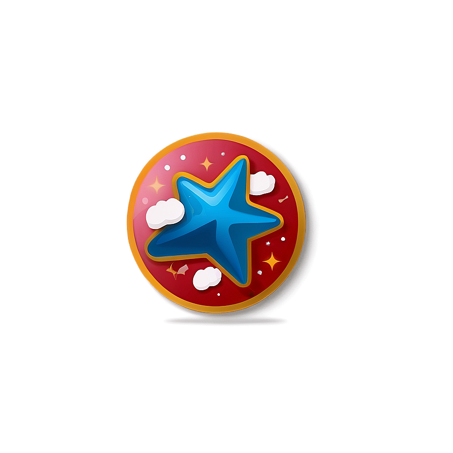 Rounded Star Background Png 06132024 PNG image