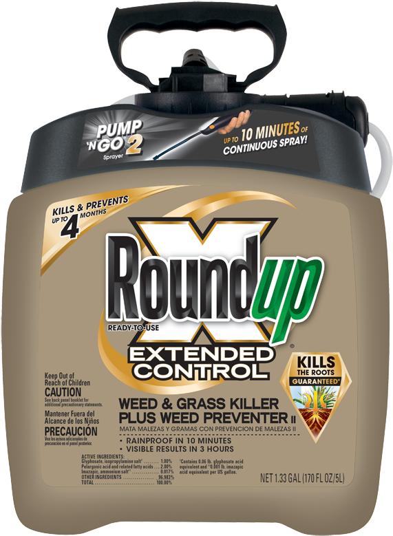 Roundup Extended Control Herbicide PNG image