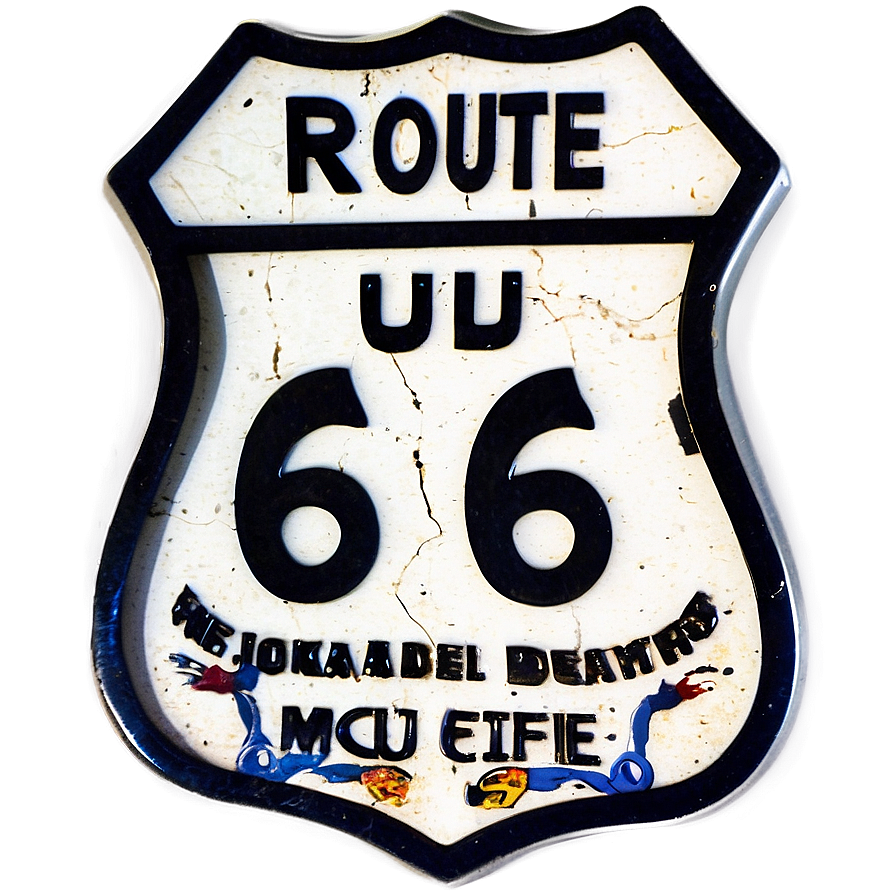 Route 66 Biker Route Png 06212024 PNG image