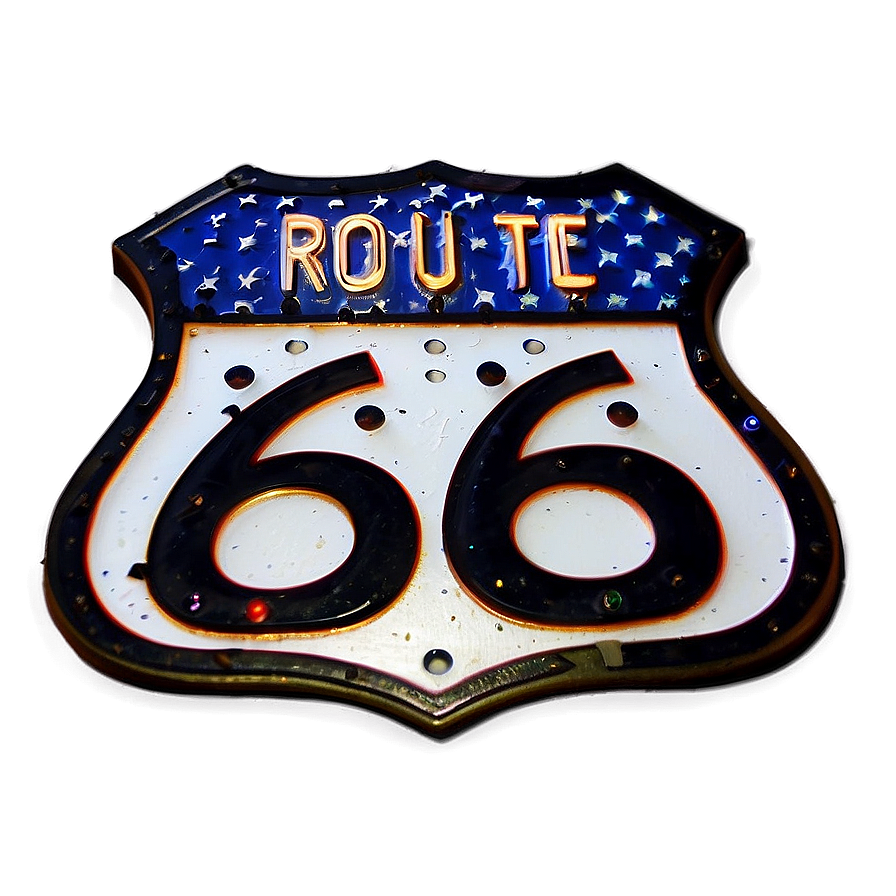 Route 66 Highway Icon Png 06212024 PNG image